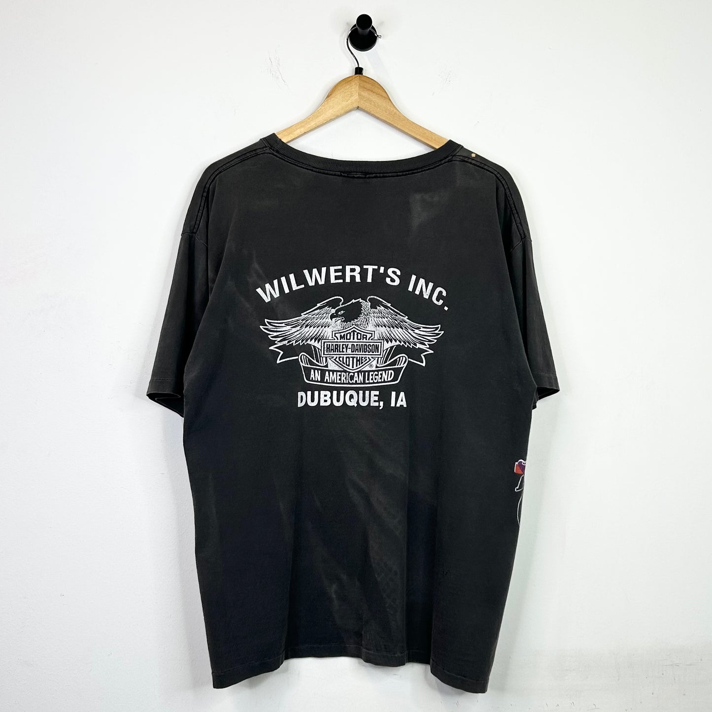 HARLEY DAVIDSON PURPLE EAGLE LOGO TEE