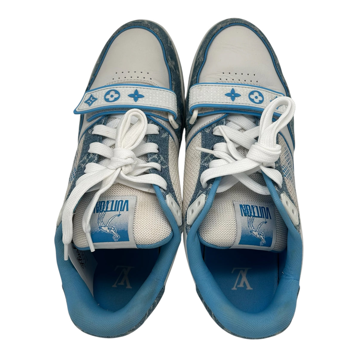 PREOWNED LOUIS VUITTON BLUE TRAINERS