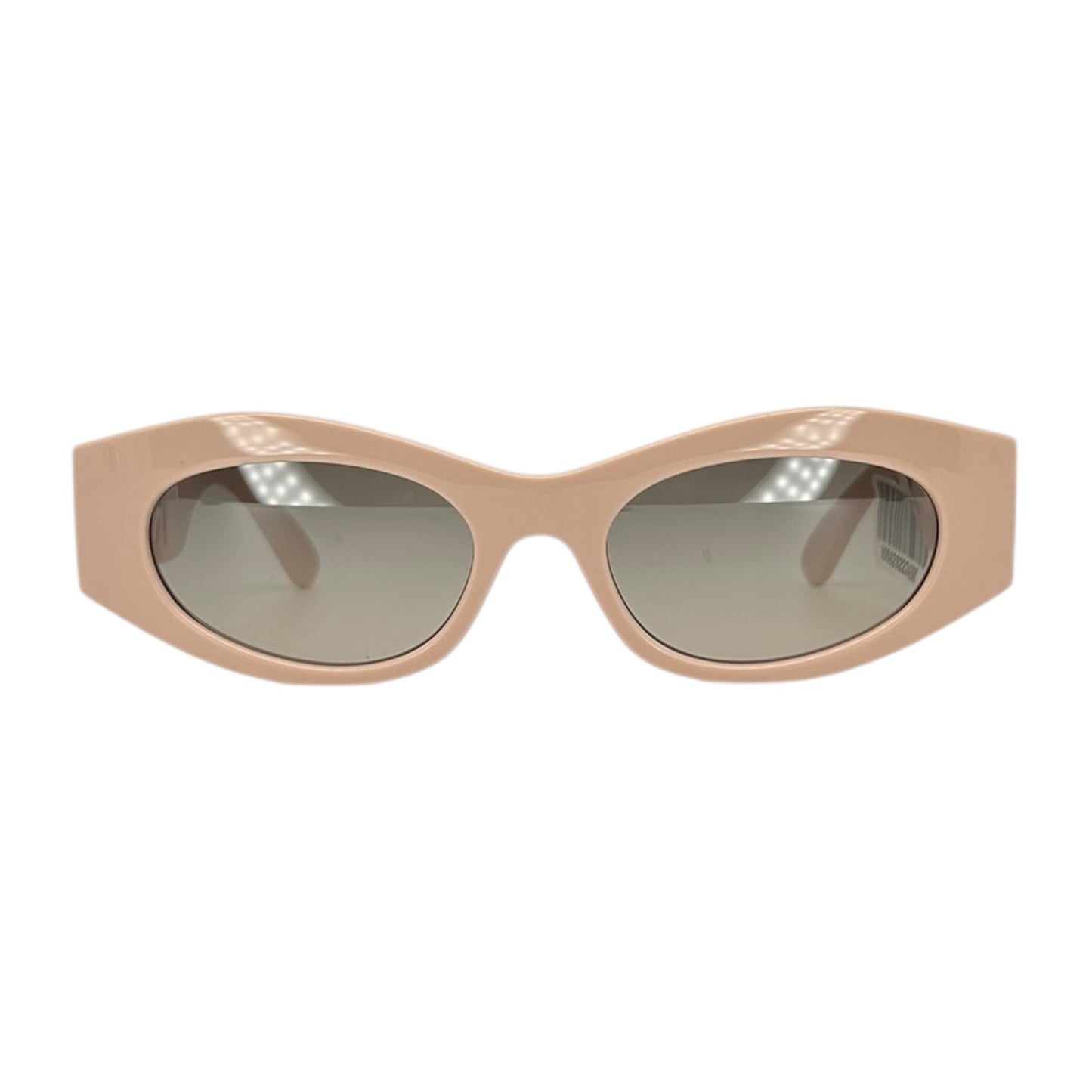 VERSACE MEDUSA HEAD CAT EYE SUNGLASSES NUDE