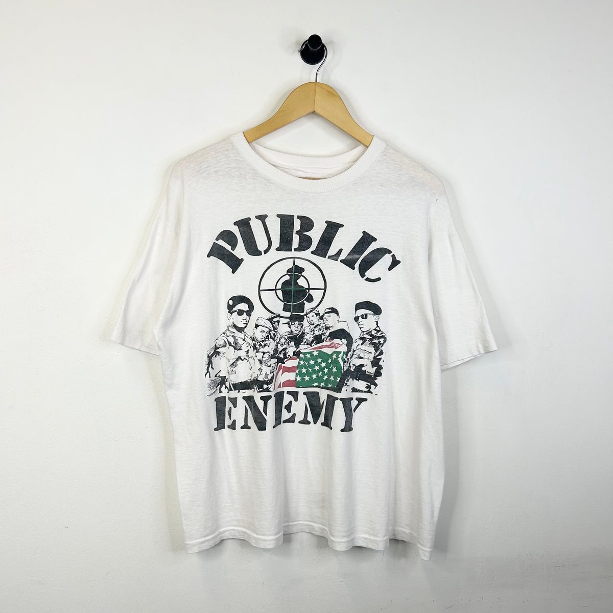 PUBLIC ENEMY AFRICAN AMERICAN FLAG TEE