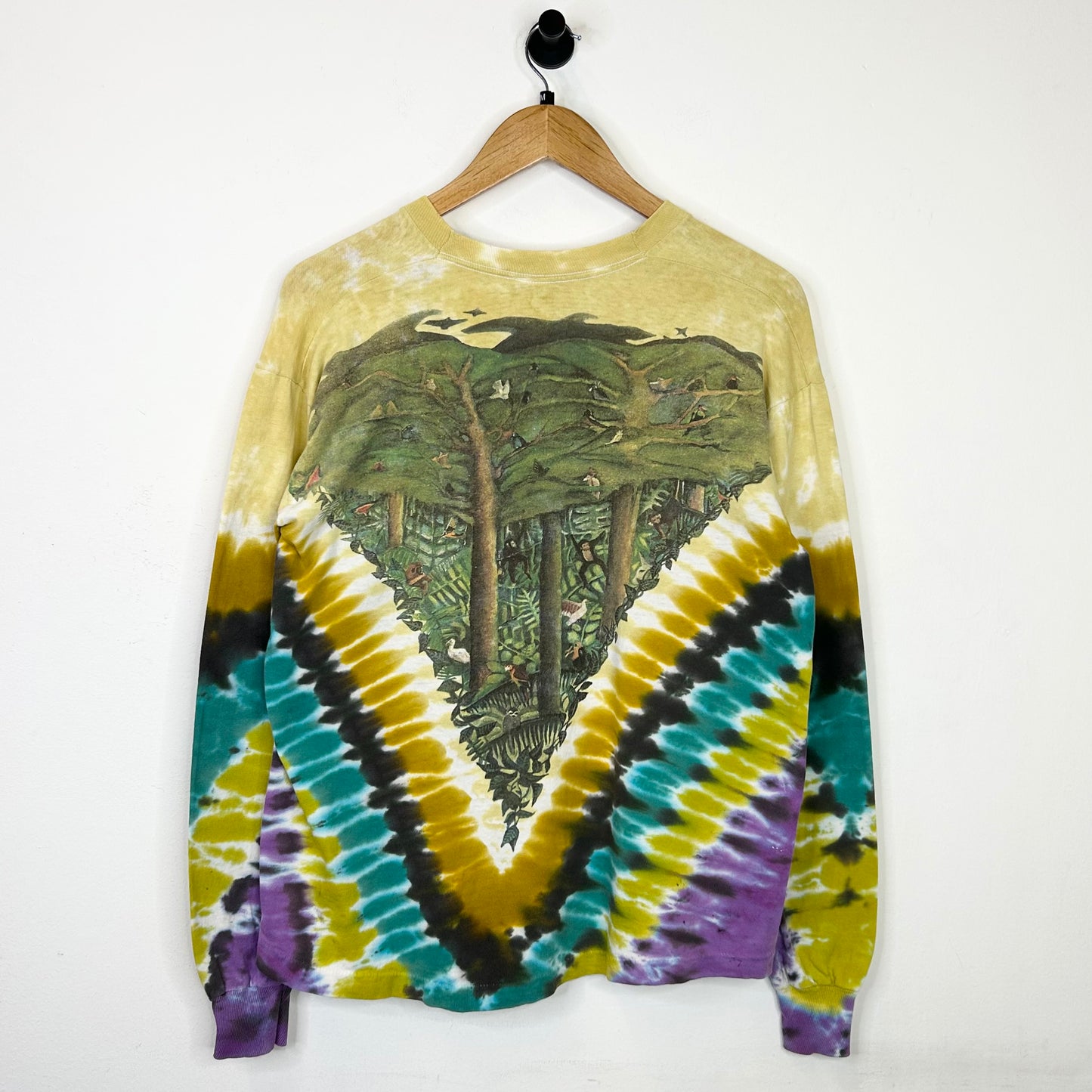 ELEPHANT TIE DYE LONG SLEEVE SHIRT