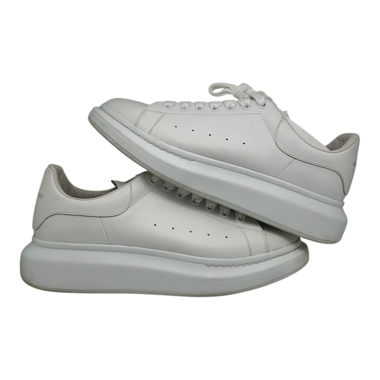 PREOWNED ALEXANDER MCQUEEN TRIPLE WHITE