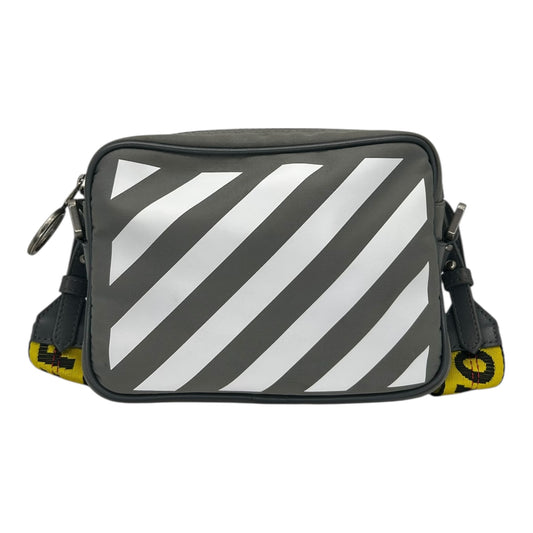 OFF WHITE GREY CLIP CROSSBODY BAG
