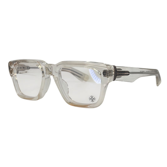 CHROME HEARTS GNARLIN CLEAR SILVER GLASSES