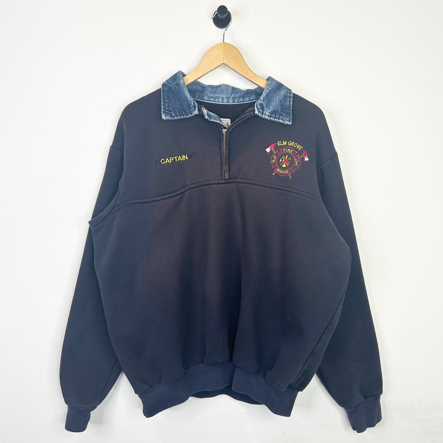 ELM GROVE FIRE DEPT. CAPTAIN QUARTER ZIP