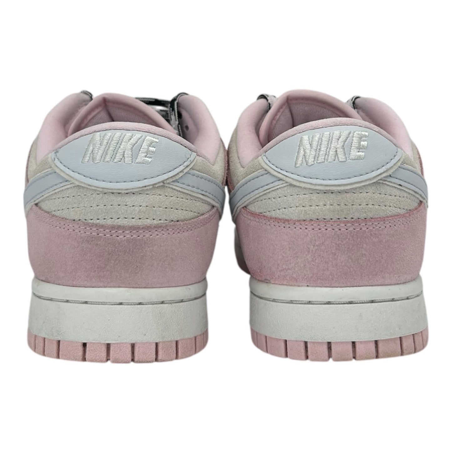 PREOWNED WOMENS NIKE DUNK LOW PINK/WHITE