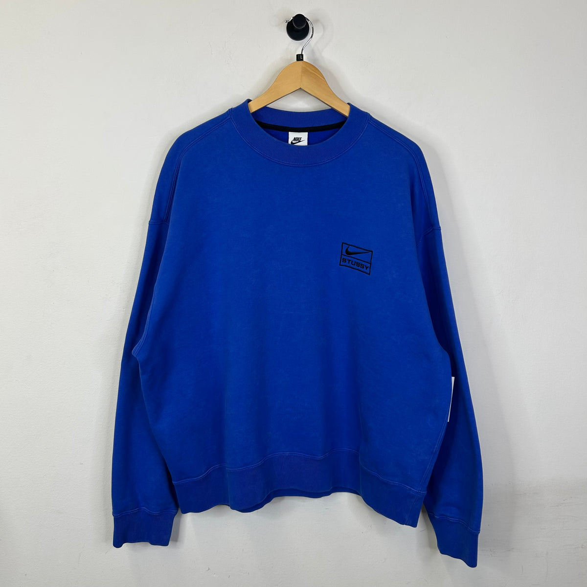 STUSSY x NIKE CREWNECK BLUE