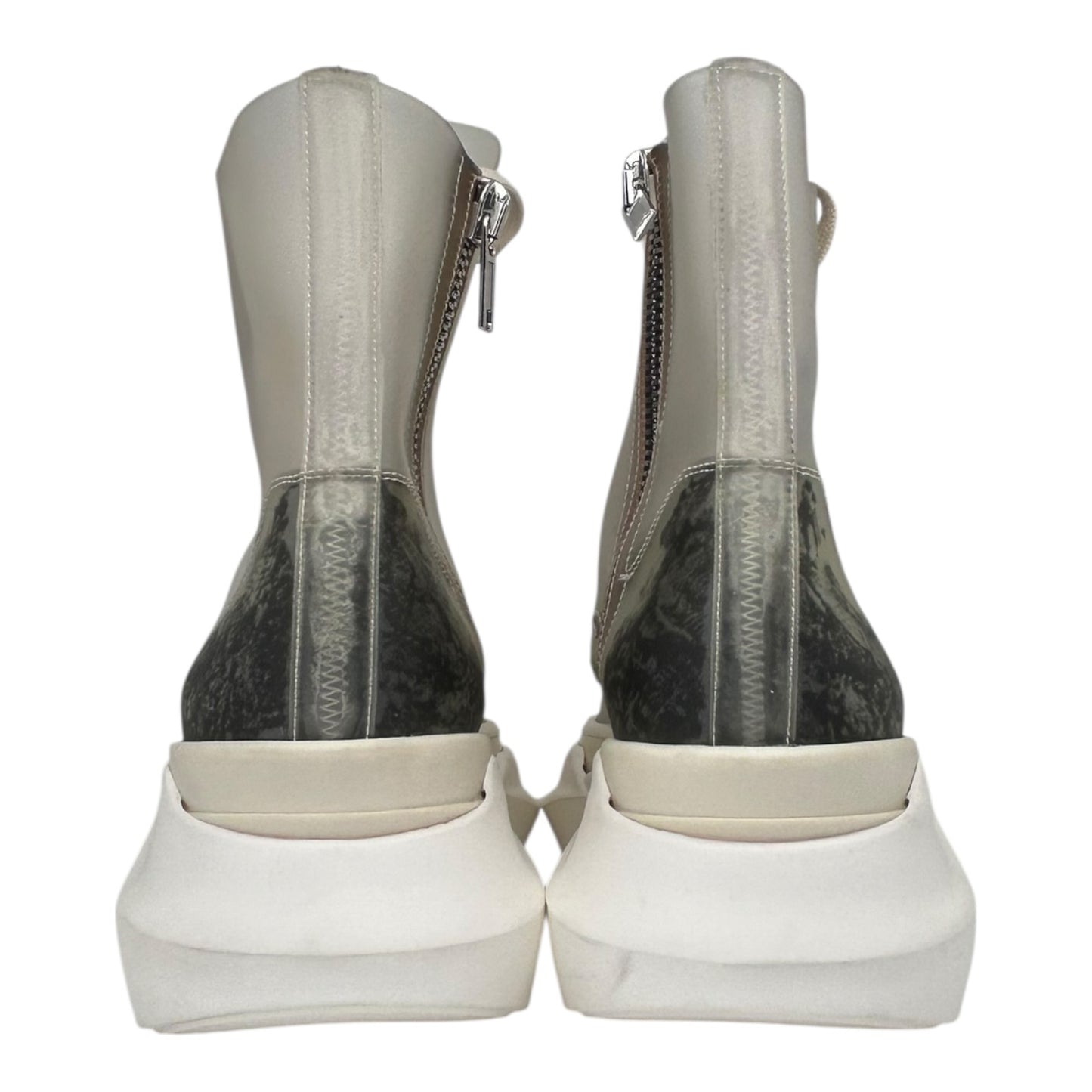 PREOWNED RICK OWENS TRANSLUSCENT ABSTRACT RAMONE HIGH