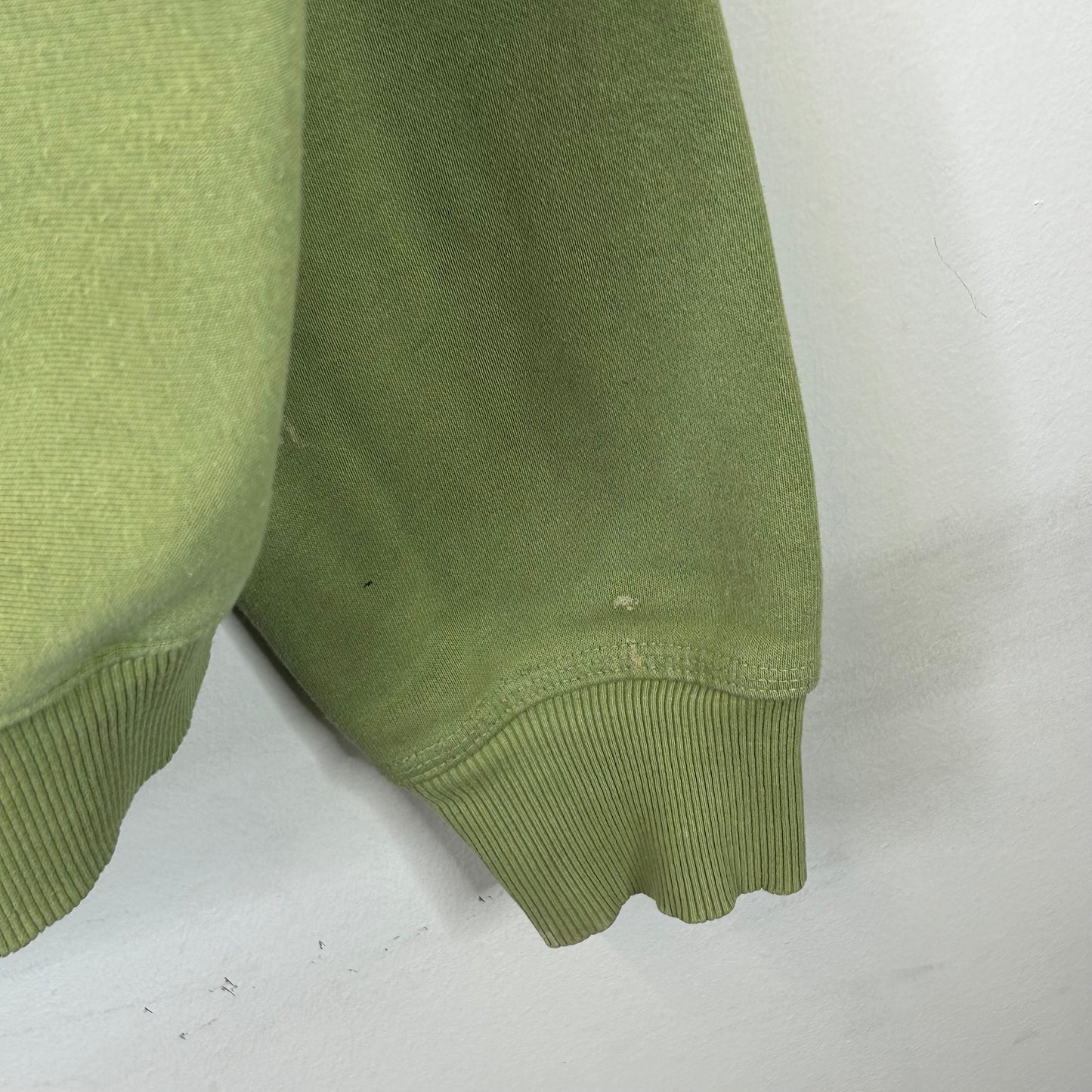 STUSSY EMBROIDERED HOOD OLIVE HOODIE