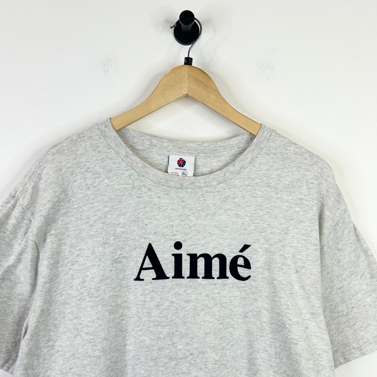 AIME LEON DORE LOGO TEE GREY