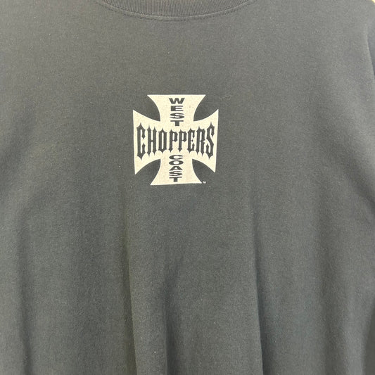 WEST COAST CHOPPERS WHITE LOGO TEE