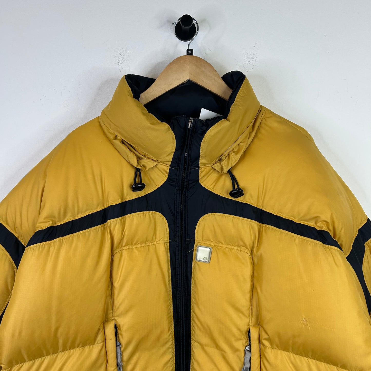 NIKE GOOSE DOWN YELLOW PUFFER