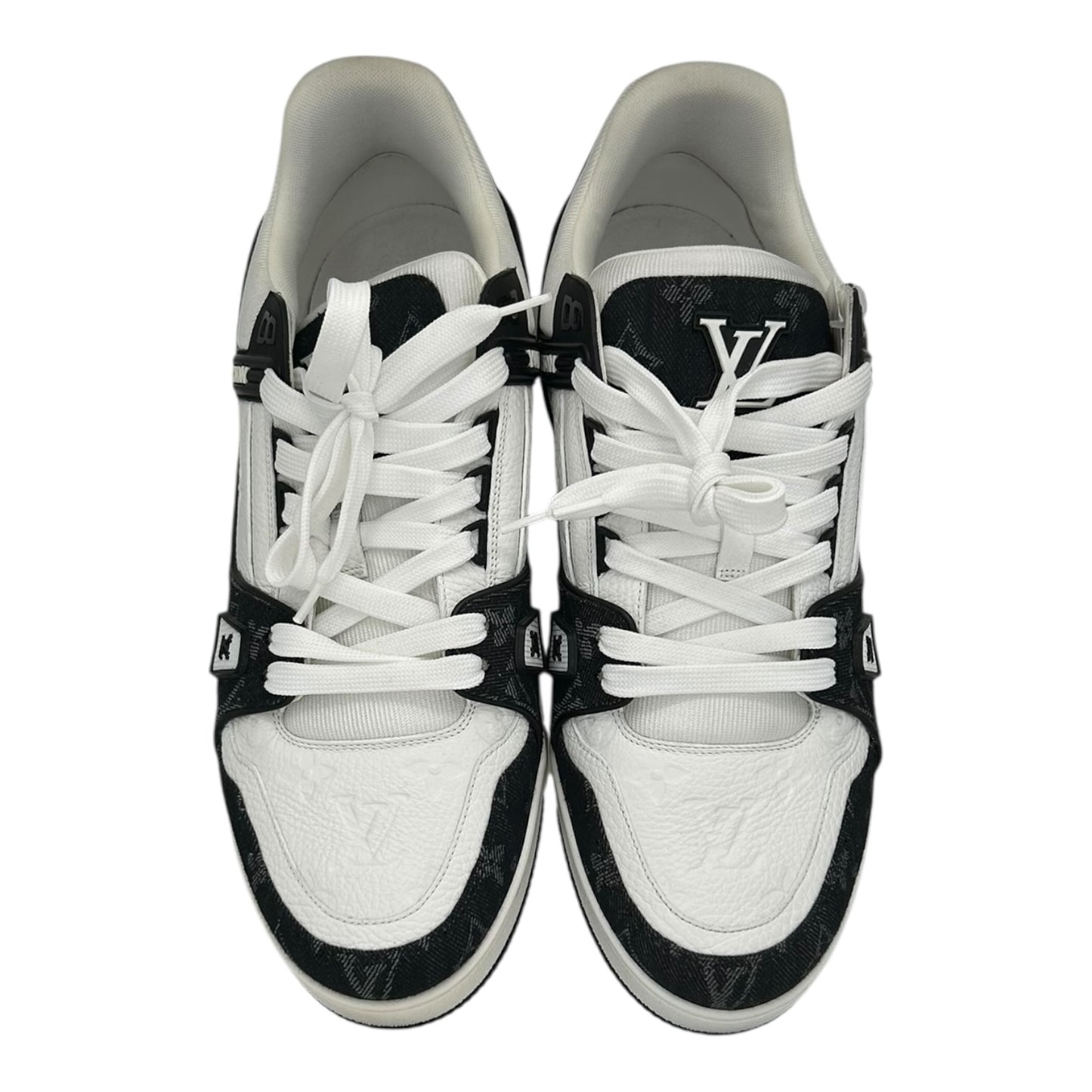 PREOWNED LOUIS VUITTON TRAINER BLACK DENIM