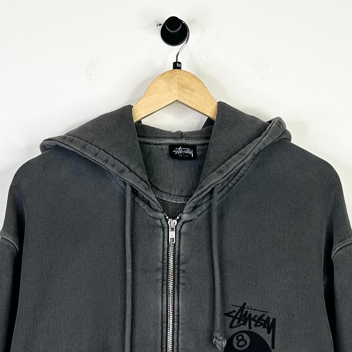 STUSSY HOODIE ZIPPER 8 BALL