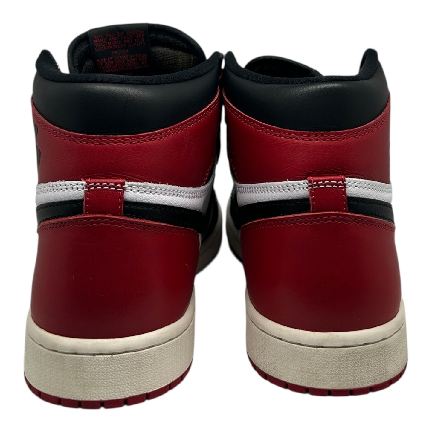 PREOWNED JORDAN 1 HIGH BLACK TOE