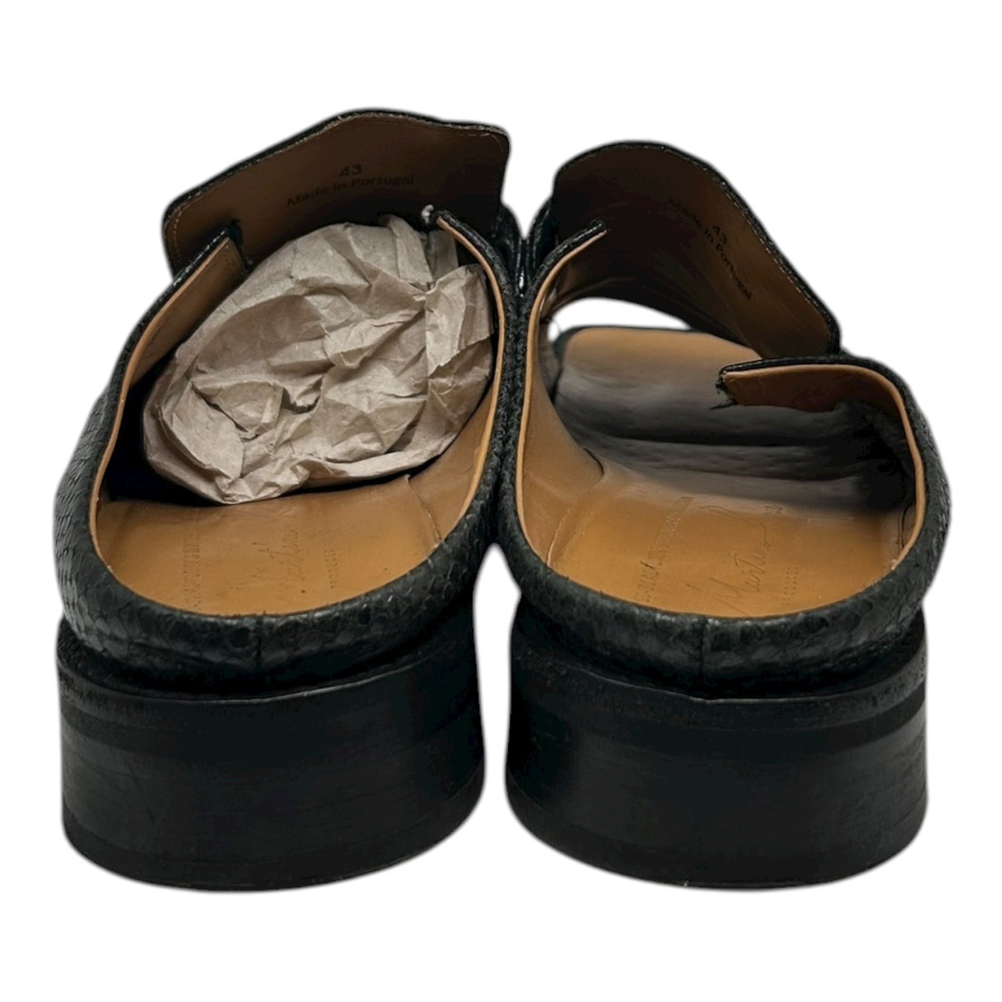 MARTINE ROSE SQUARE OPEN LOAFERS