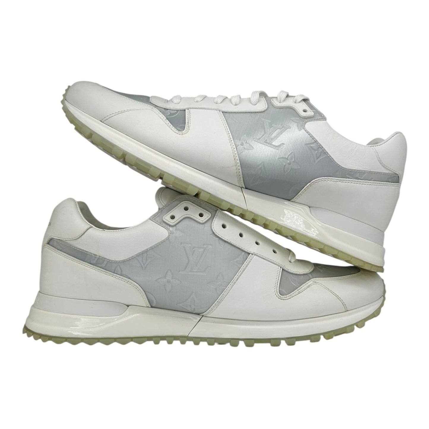 PREOWNED LOUIS VUITTON RUN AWAY SNKR WHITE