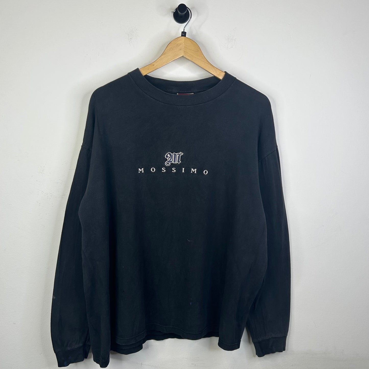 MOSSIMO EMBROIDERED LOGO LONG SLEEVE