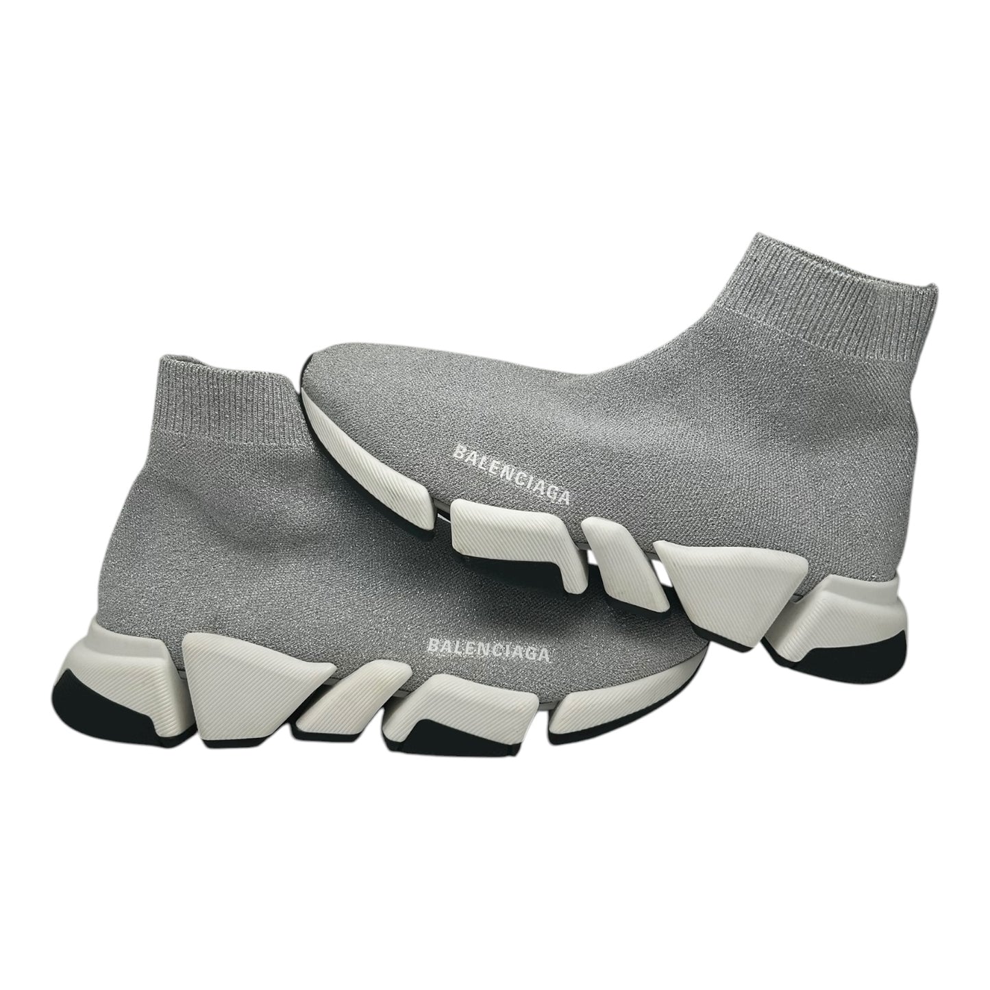 PREOWNED BALENCIAGA SPEED 2.0 SLIVER WMNS