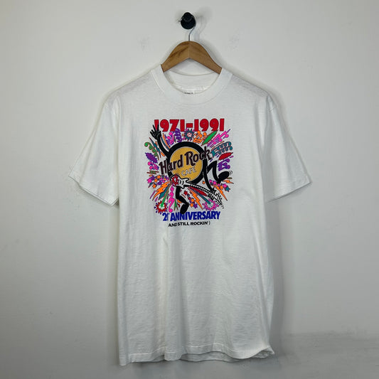 HARDROCK CAFE 20TH ANNIVERSARY AND STILL ROCKIN TEE