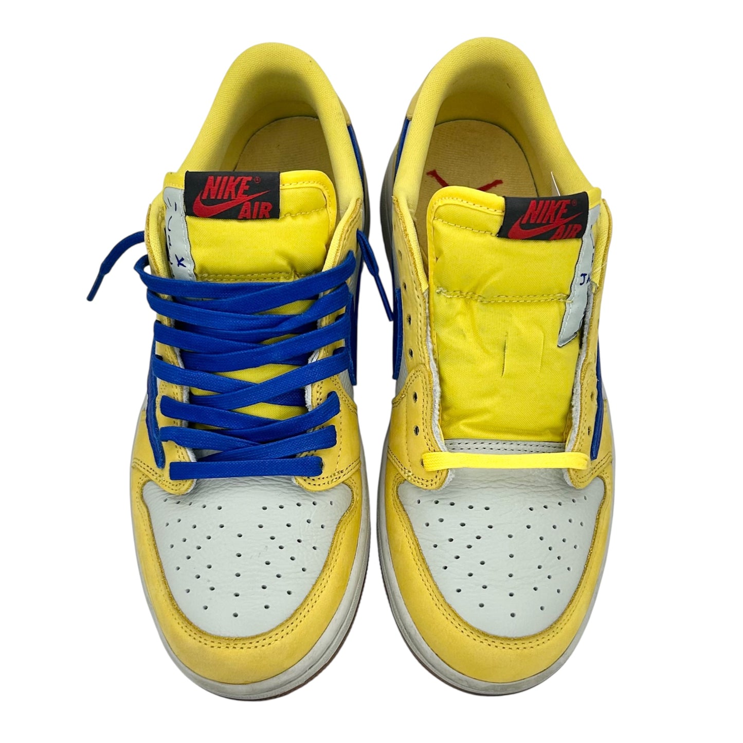 PREOWNED JORDAN 1 LOW TRAVIS SCOTT CANARY