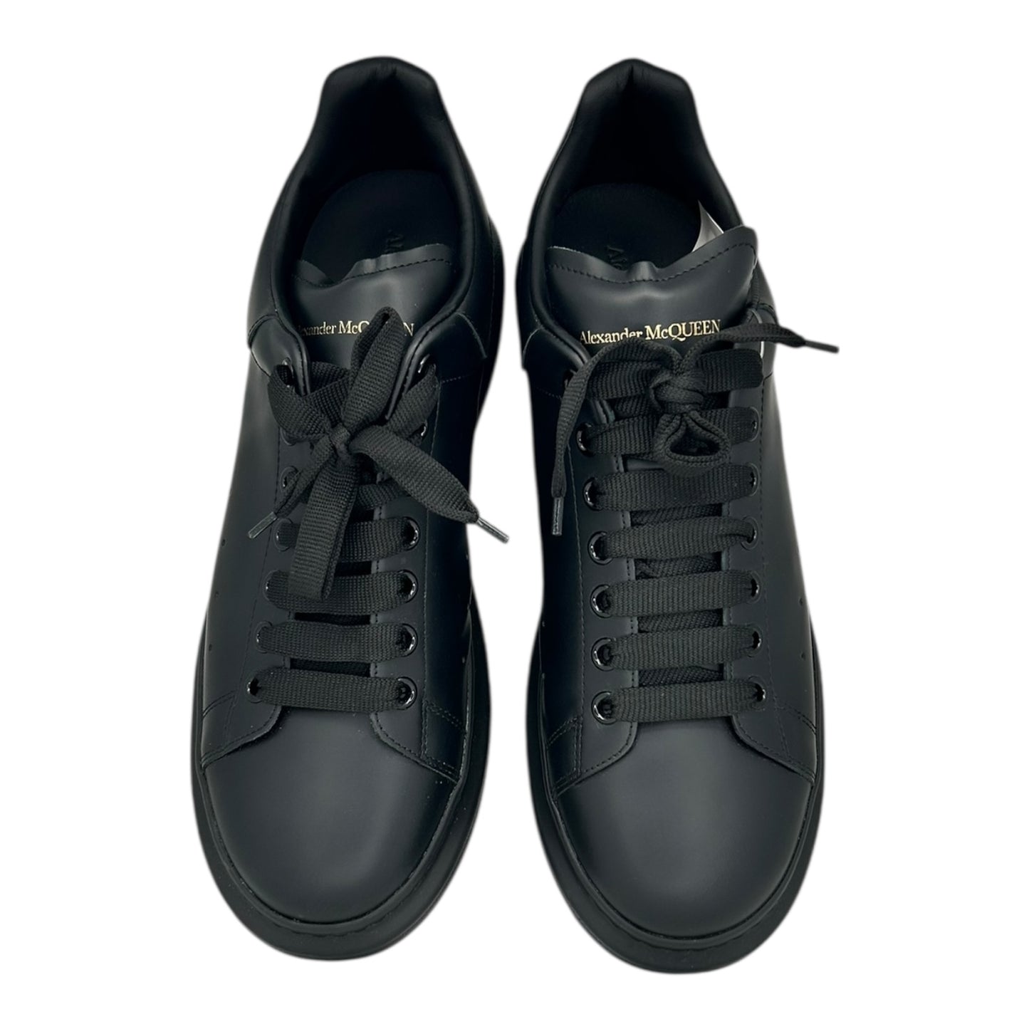 PREOWNED ALEXANDER MCQUEEN OVERSIZED SNEAKER BLACK/BLACK