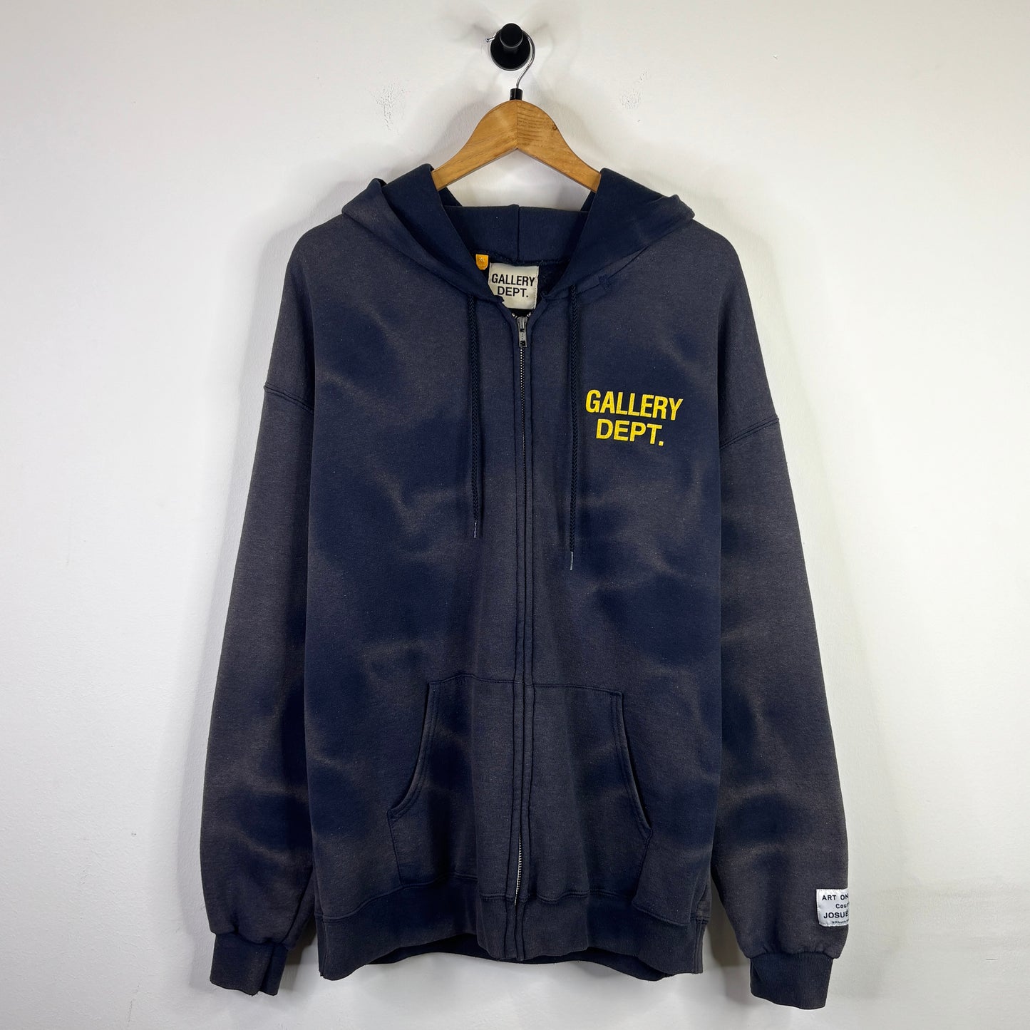 GALLERY DEPT. NAVY SUNFADE LOGO HOODIE