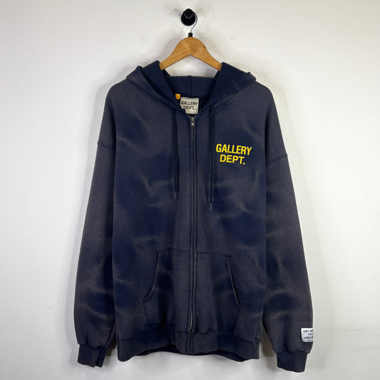 GALLERY DEPT. NAVY SUNFADE LOGO HOODIE