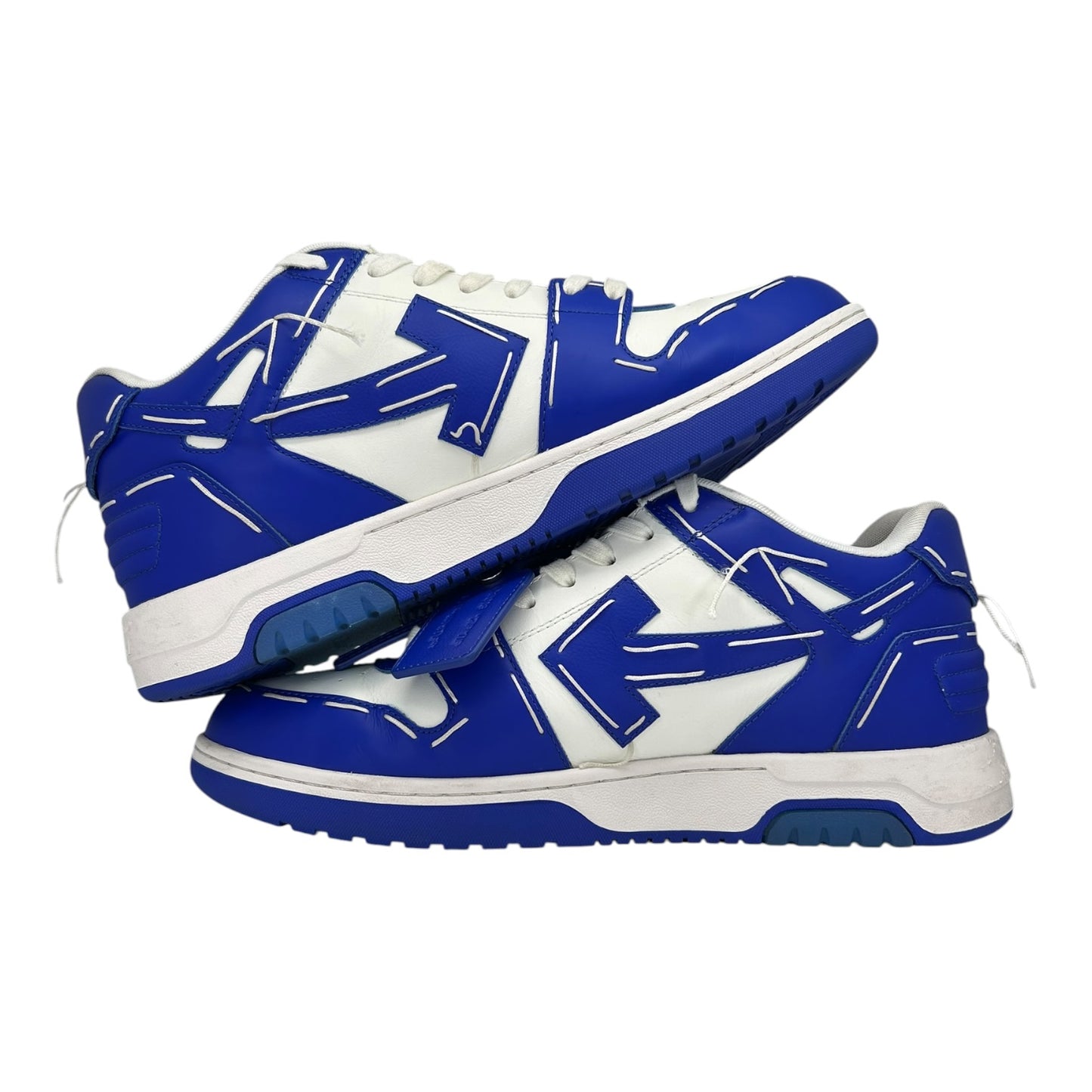 PREOWNED OFF WHITE OUT OF OFFICE SARTORIAL STITCH BLUE/WHITE