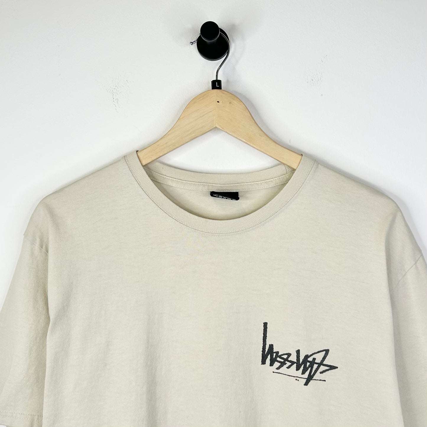 STUSSY UPSIDE DOWN LOGO TEE