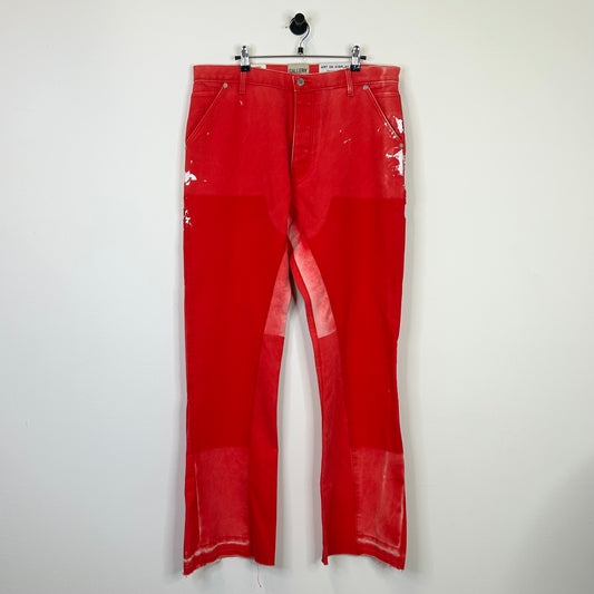GALLERY DEPT. LA FLARE RED CARPENTER PANTS