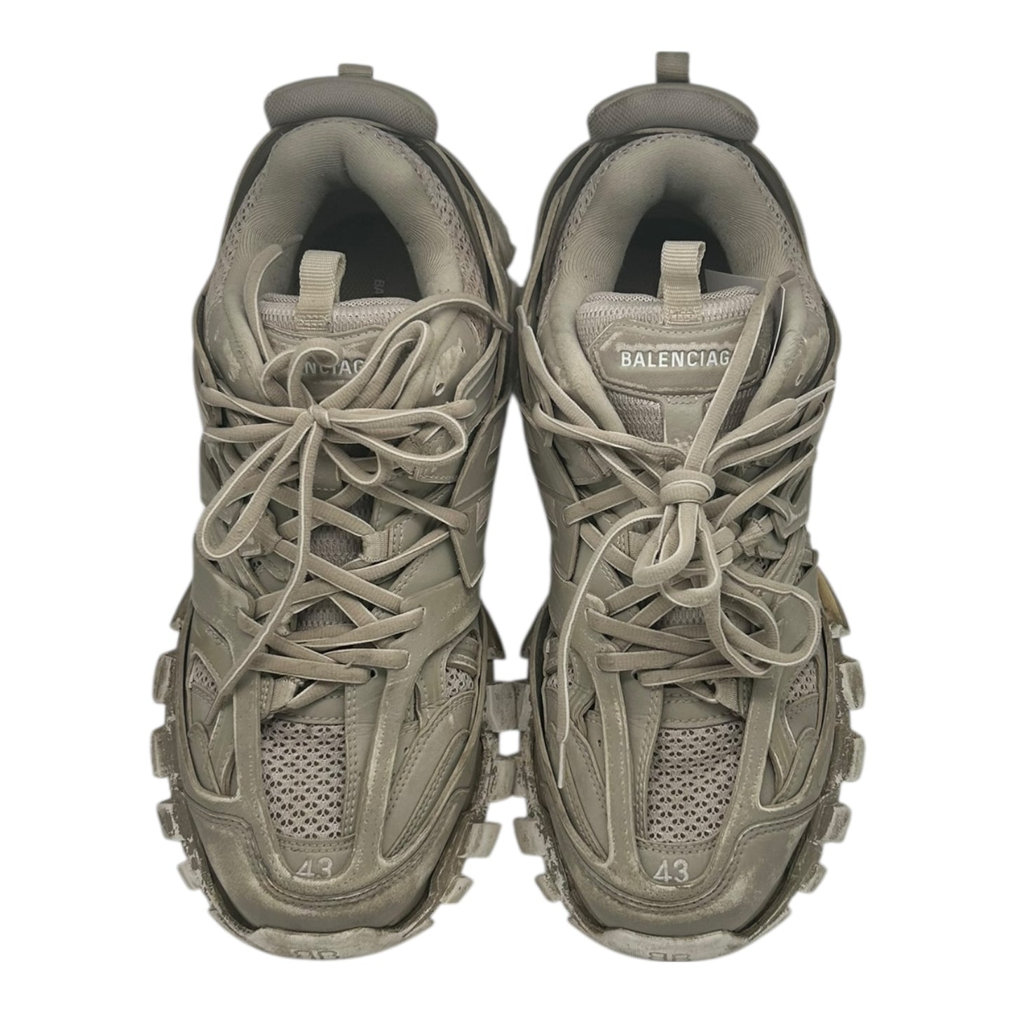 PREOWNED BALENCIAGA TRACK RUNNER FADED BEIGE