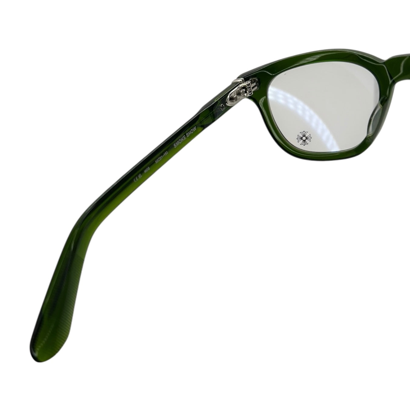 CHROME HEARTS SMOKE SHOW MOSS GREEN GLASSES
