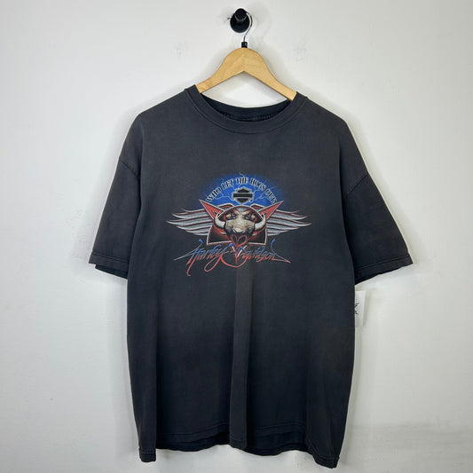WHO LET THE HOGS OUT HARLEY DAVIDSON TEE