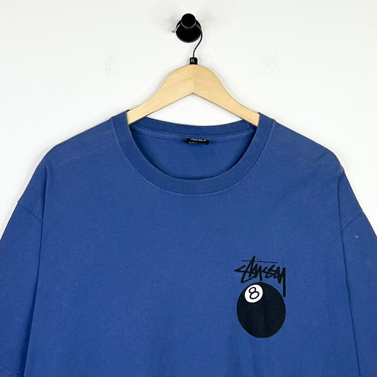 STUSSY BLUE 8 BALL TEE