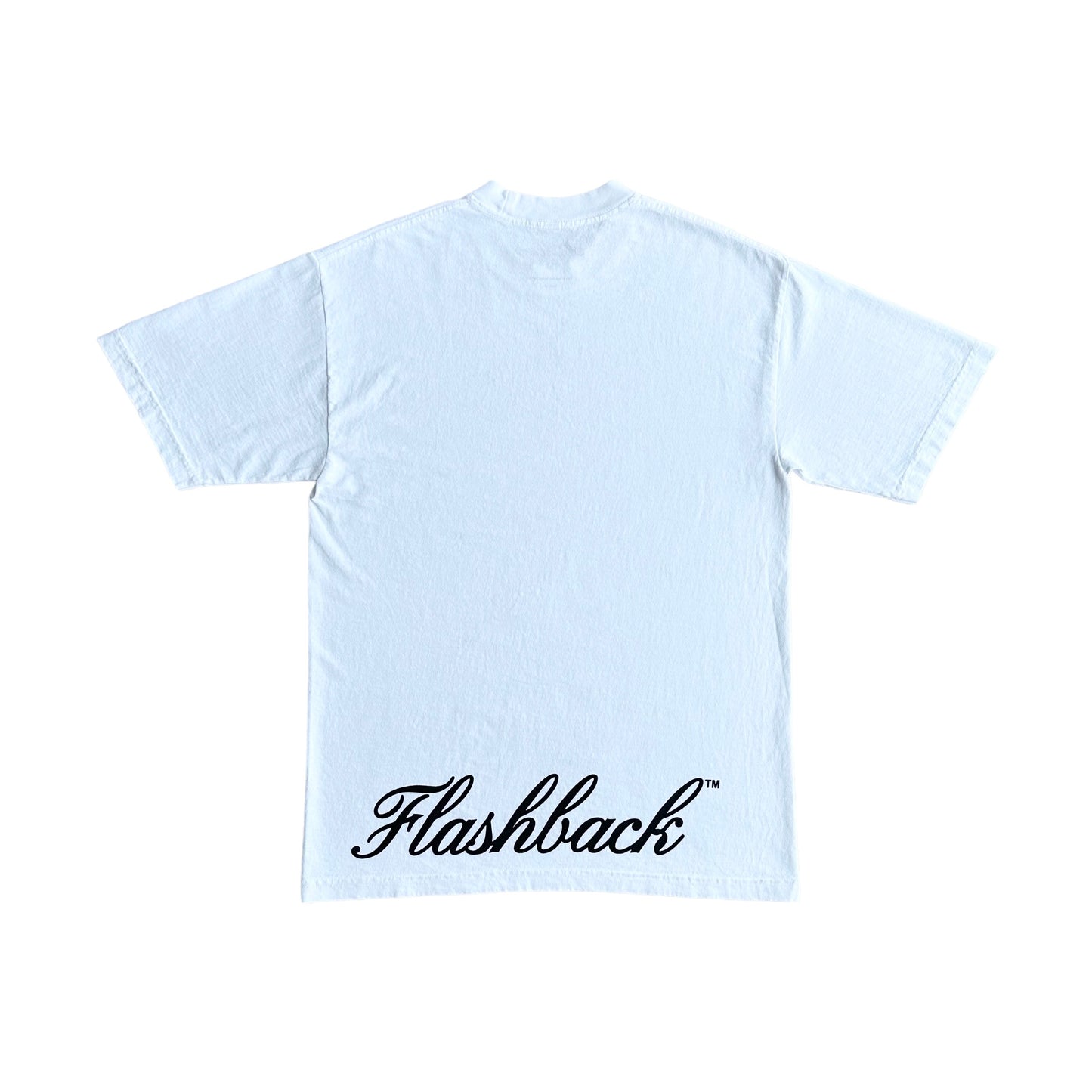 Flashback Logo Tee (White/Black)