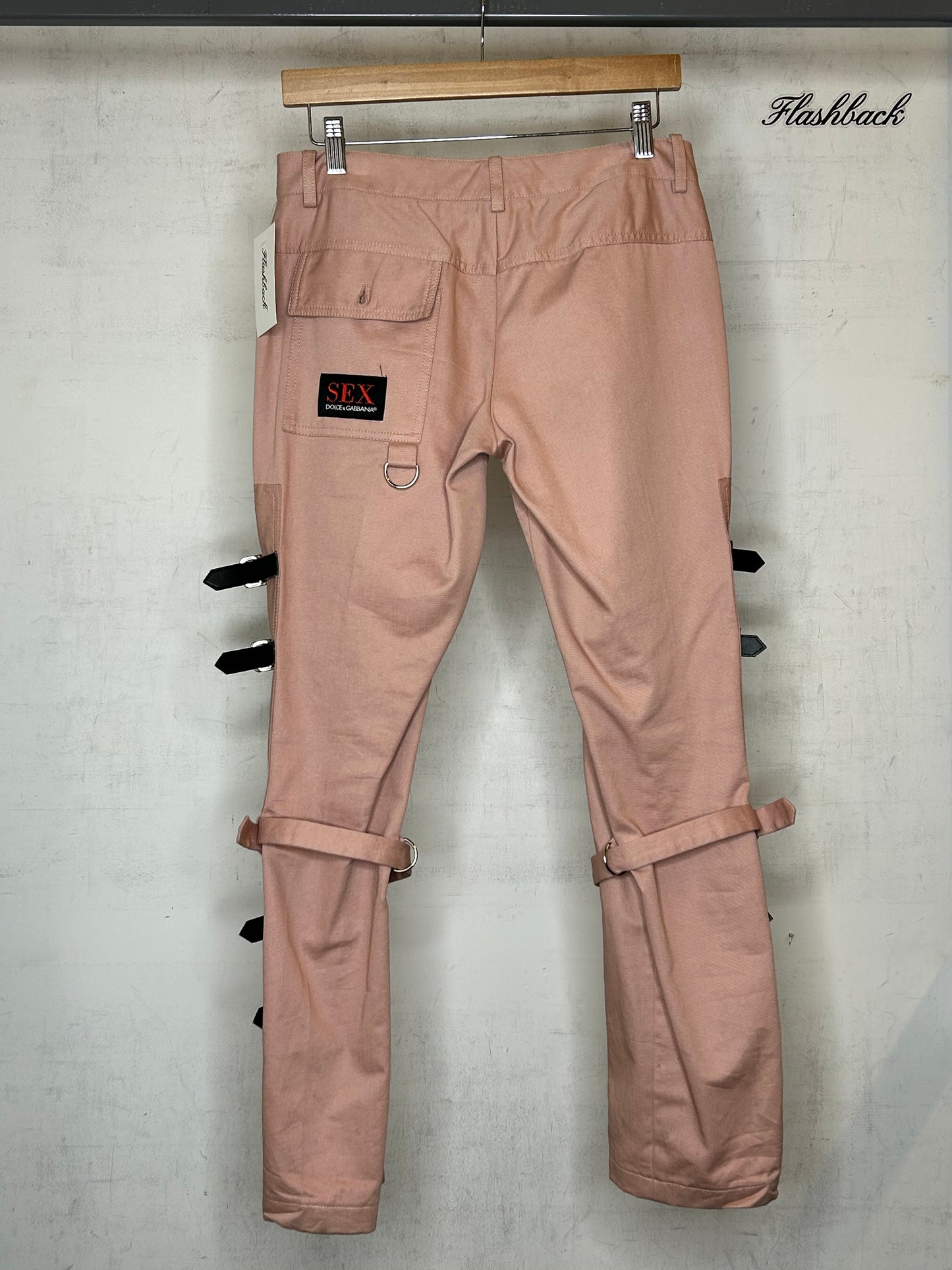 VINTAGE DOLCE & GABBANA SEX PANT PINK