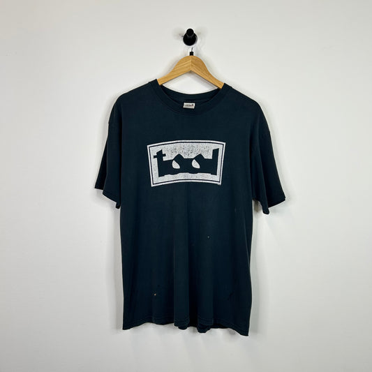 TOOL FADED BLACK DISTRESSED TEE