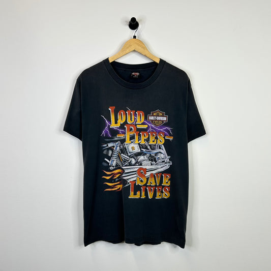 HARLEY DAVIDSON LOUD PIPES SAVE LIVES TEE
