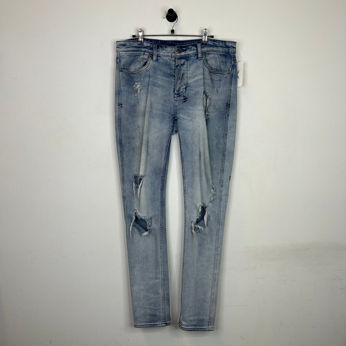 MENS VAN WINKLE TRASHED DREAMS SKINNY DENIM JEANS