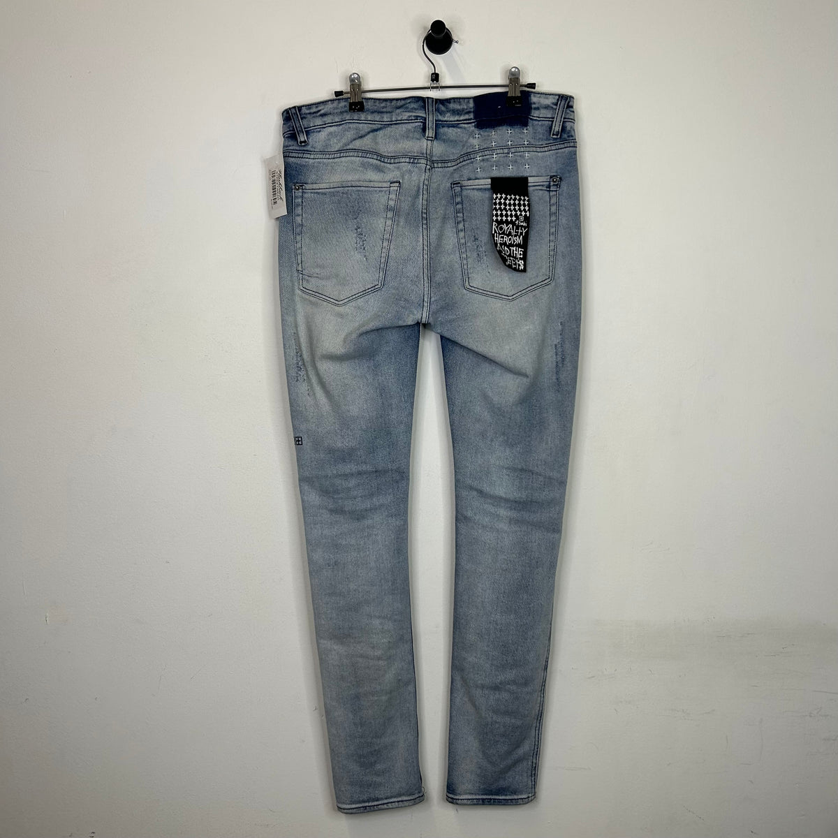 MENS VAN WINKLE TRASHED DREAMS SKINNY DENIM JEANS