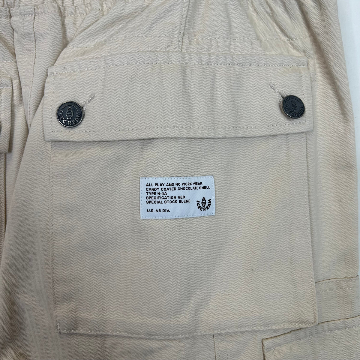 ICE CREAM BLANCO CARGO PANTS