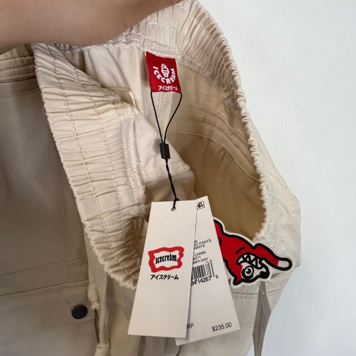 ICE CREAM BLANCO CARGO PANTS