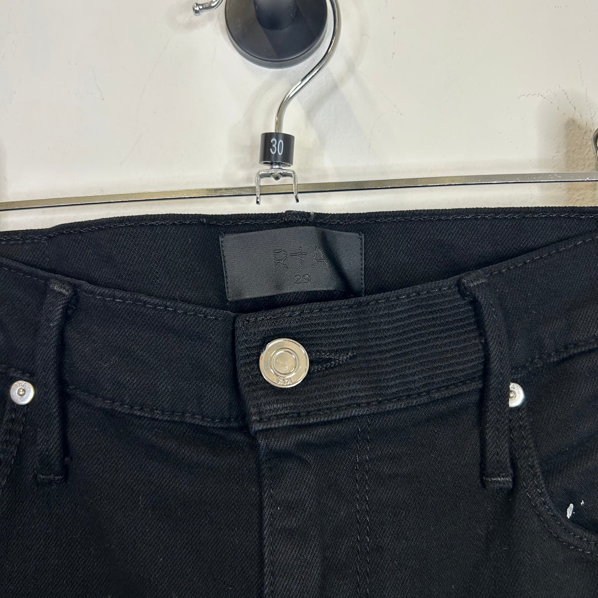 RTA PAINT SPLATTER JEANS BLACK