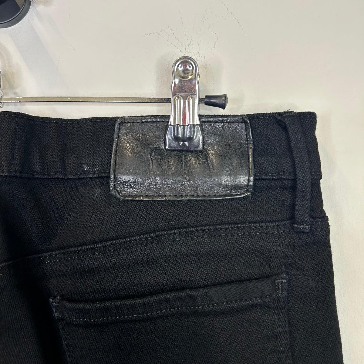RTA PAINT SPLATTER JEANS BLACK
