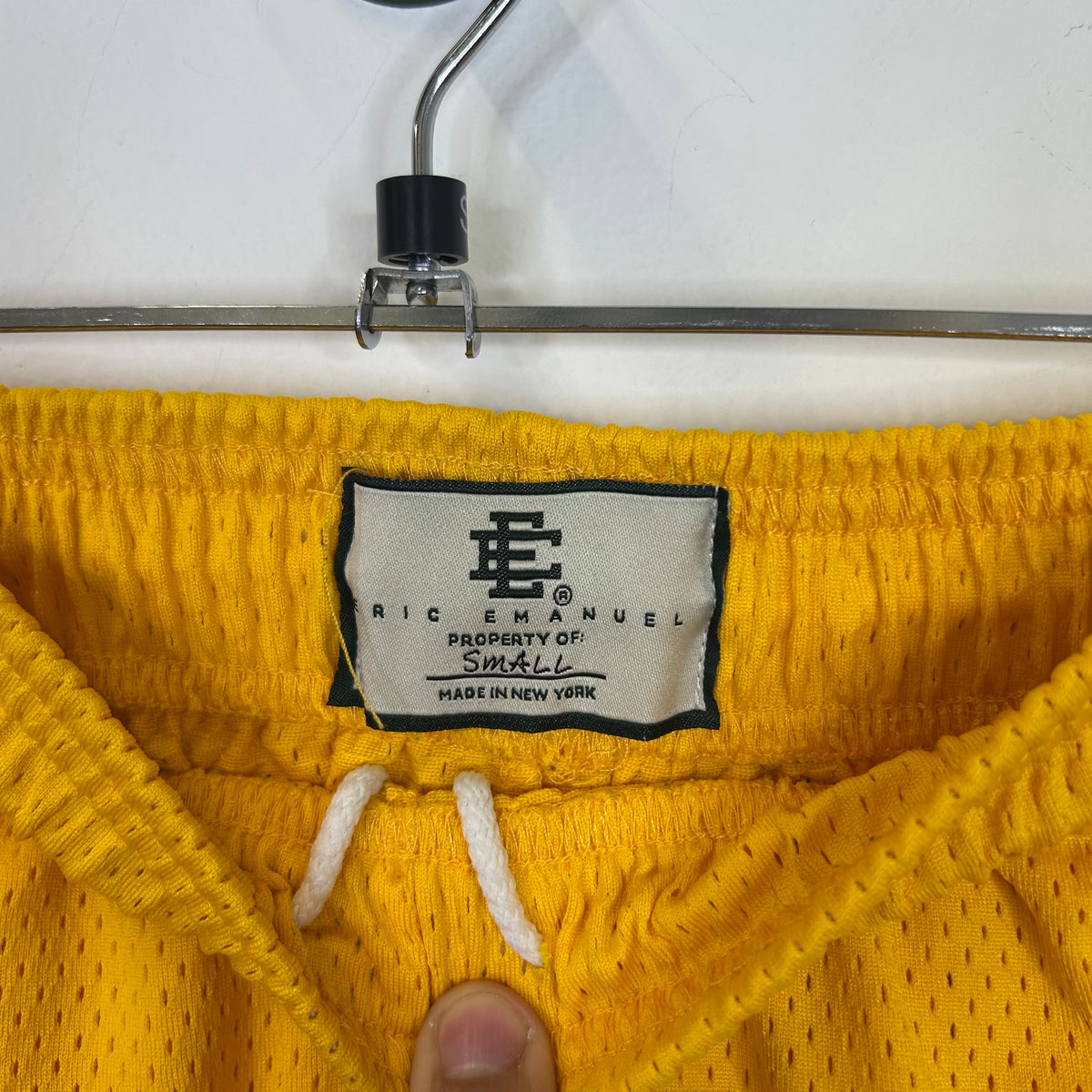 YELLOW ERIC EMANUEL SHORTS