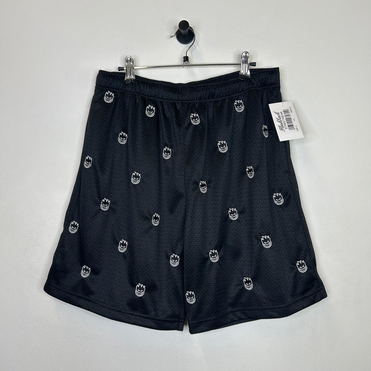 PC SUPREME SPITFIRE BLACK MESH SHORTS SZ S