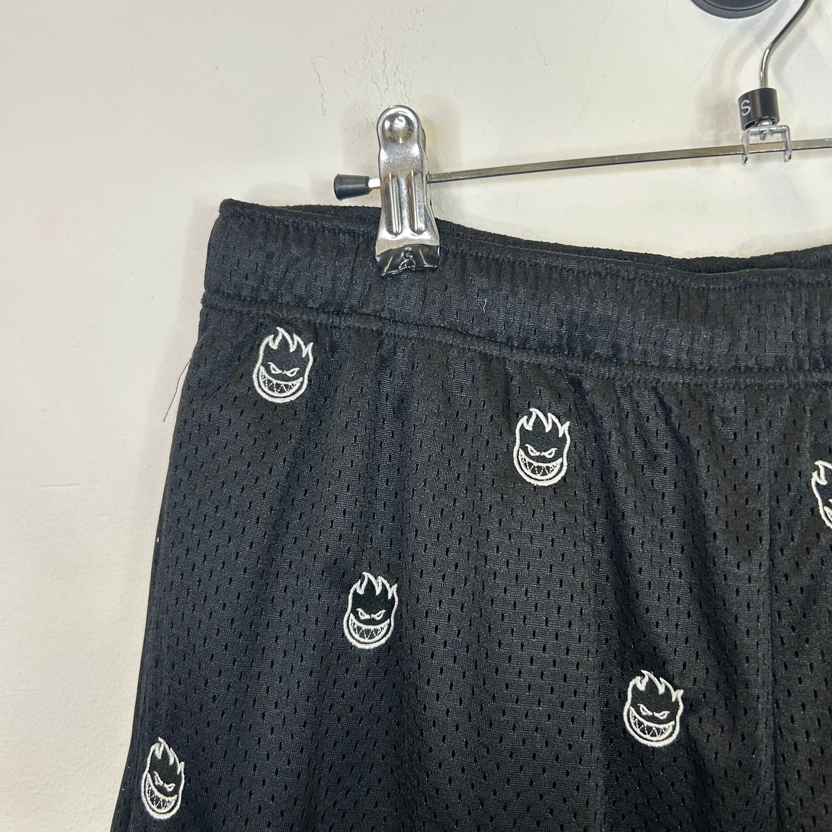PC SUPREME SPITFIRE BLACK MESH SHORTS SZ S