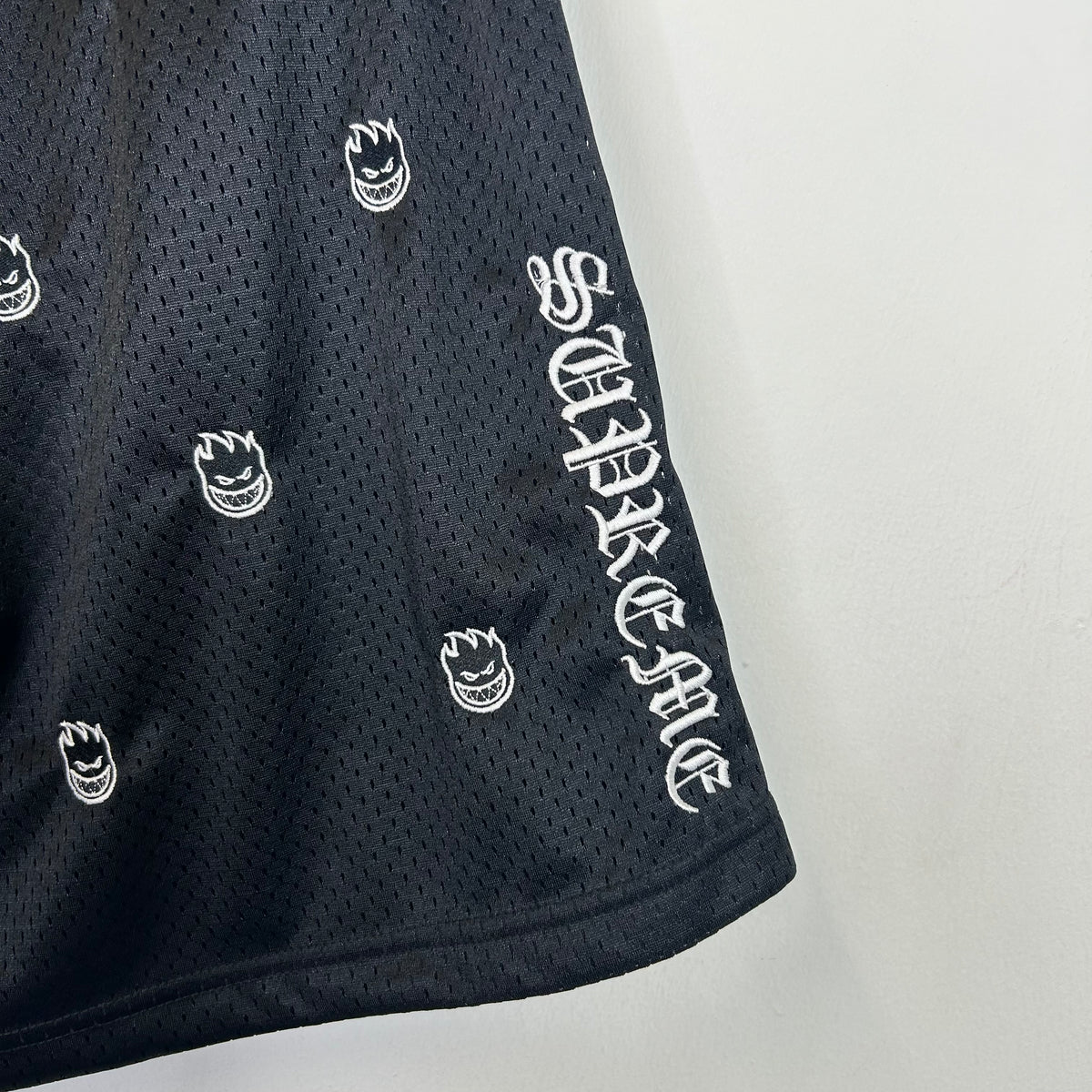 PC SUPREME SPITFIRE BLACK MESH SHORTS SZ S
