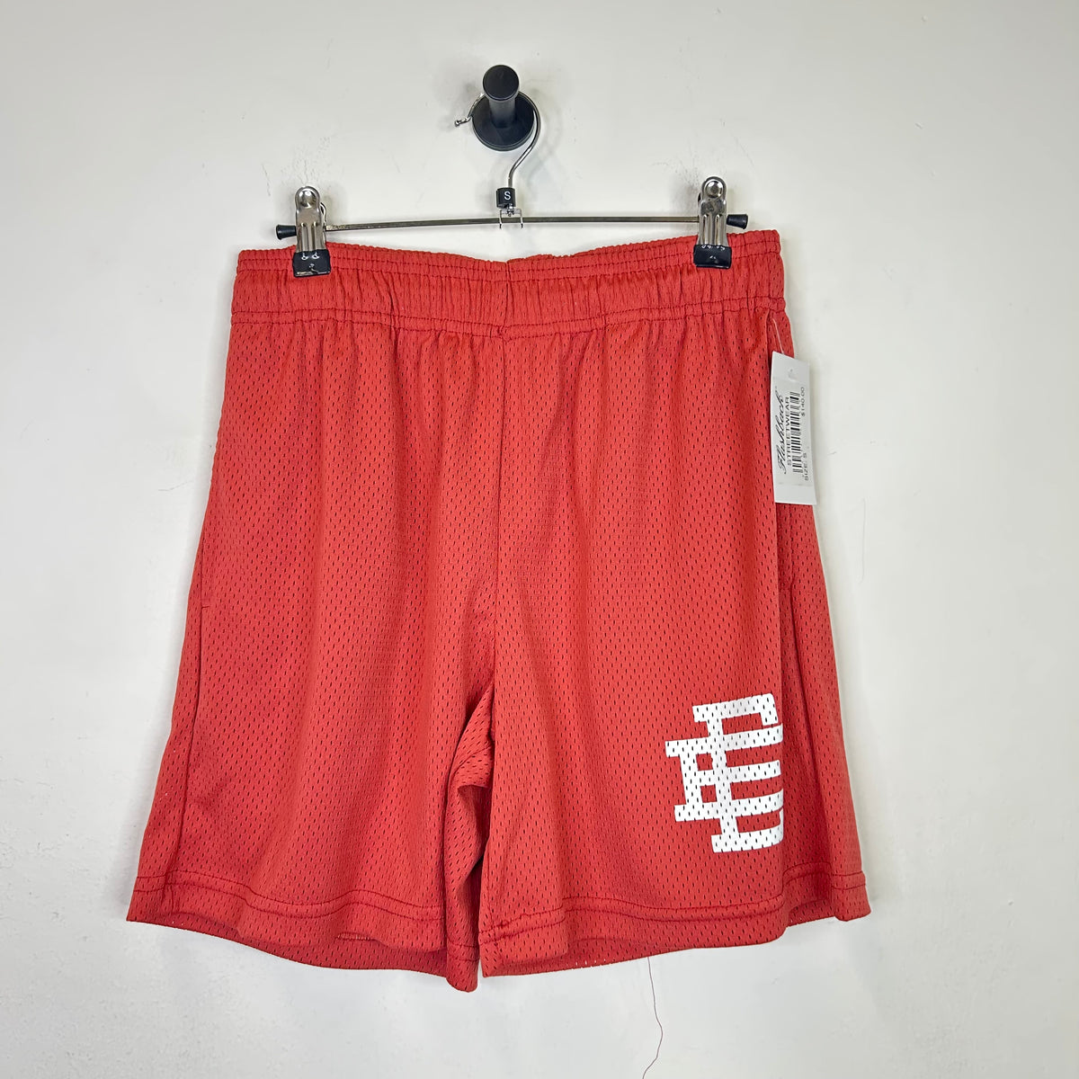 CORAL ORANGE ERIC EMANUEL SHORTS